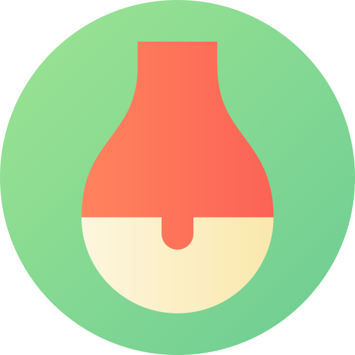 Vase Flat Circular Gradient icon