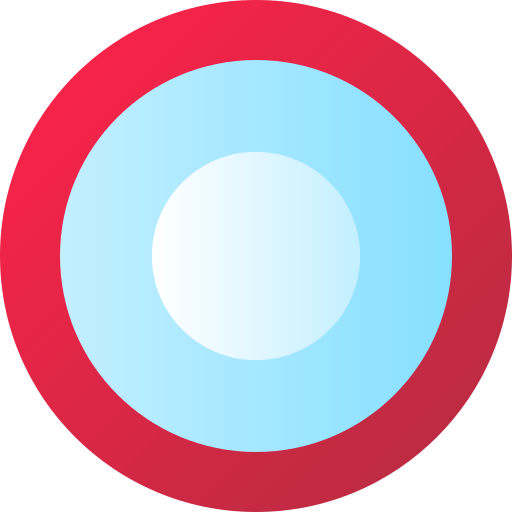 Пластина Flat Circular Gradient иконка