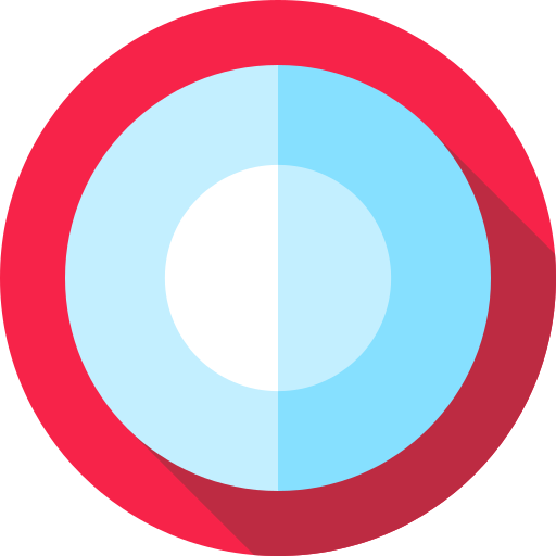 lámina Flat Circular Flat icono