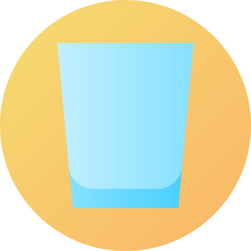 ガラス Flat Circular Gradient icon
