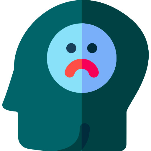 traurigkeit Basic Rounded Flat icon