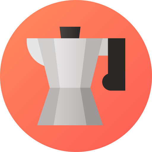 Coffee pot Flat Circular Gradient icon