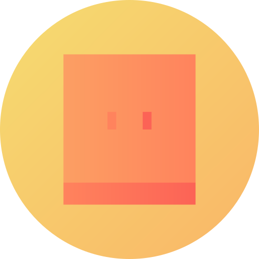 Closet Flat Circular Gradient icon