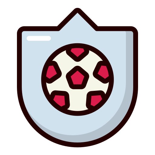 insignia de fútbol Generic Outline Color icono