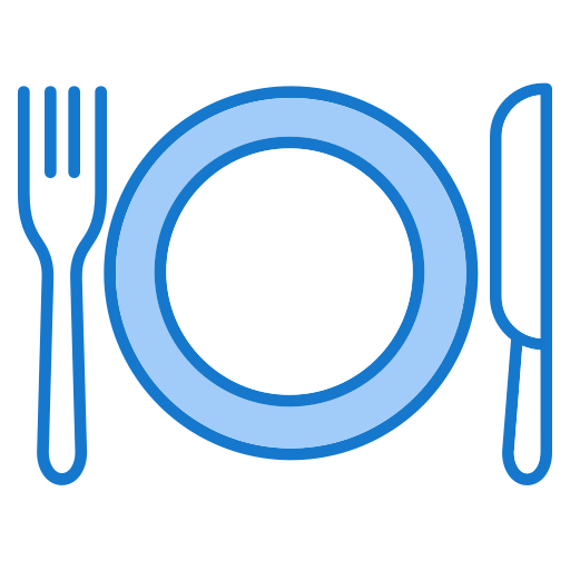 Plate Generic Blue icon
