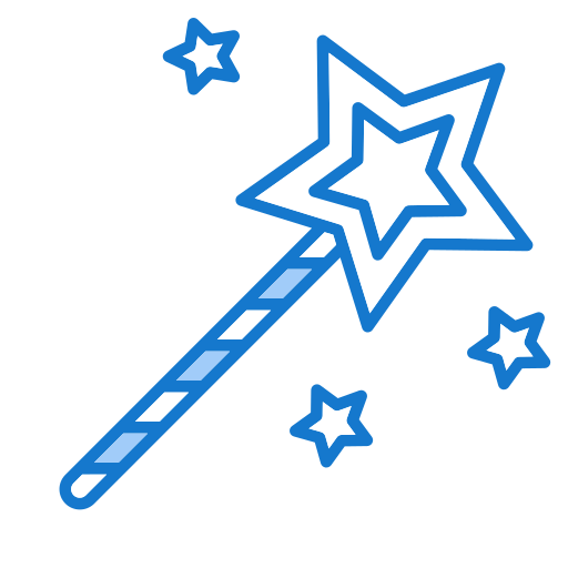 magiczna różdżka Generic Blue ikona
