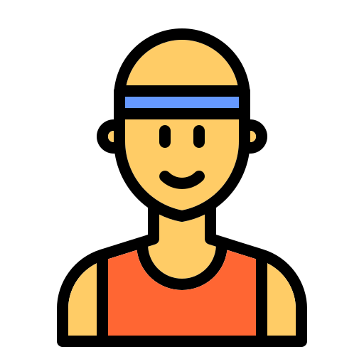 Athlete Generic Outline Color icon