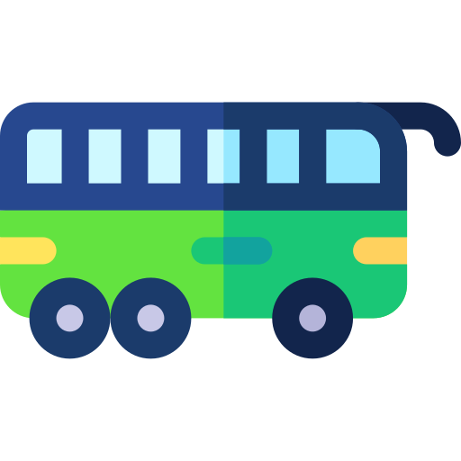 Автобус Basic Rounded Flat иконка