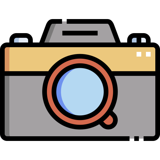 Photo camera Detailed Straight Lineal color icon