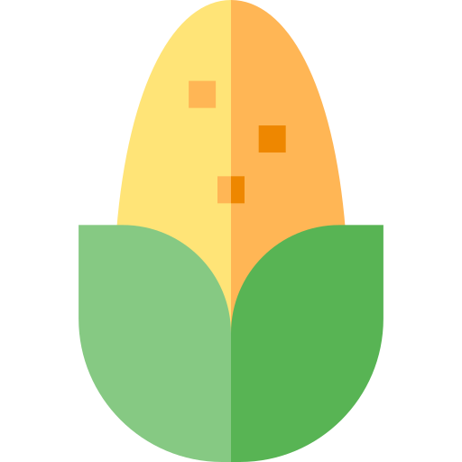 옥수수 Basic Straight Flat icon