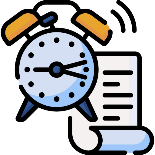 Deadline Special Lineal color icon