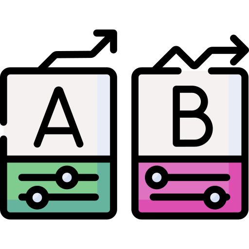 ab test Special Lineal color icon