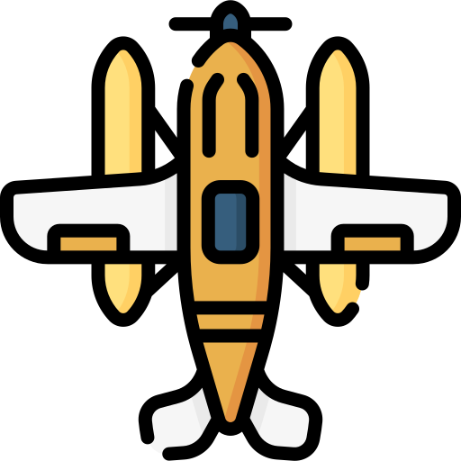 水上飛行機 Special Lineal color icon