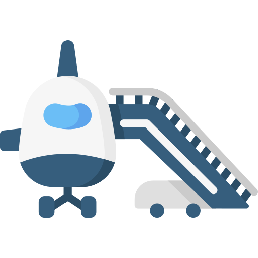 flugzeugtreppen Special Flat icon