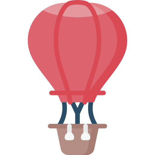 balon na gorące powietrze Special Flat ikona