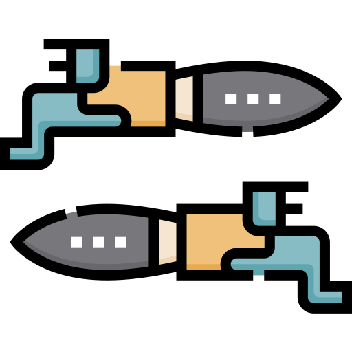 Dagger Detailed Straight Lineal color icon