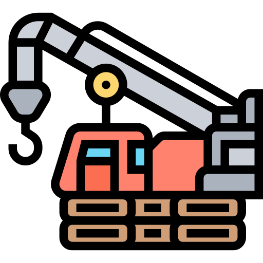 grua Meticulous Lineal Color icono