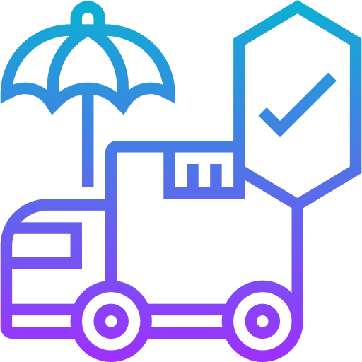 assicurazione sulla consegna Meticulous Gradient icona