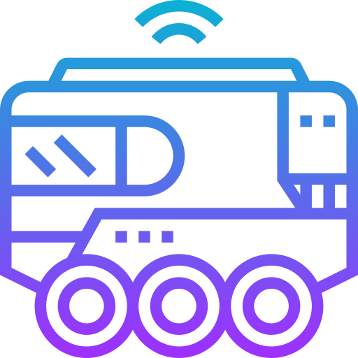 Robot Meticulous Gradient icon