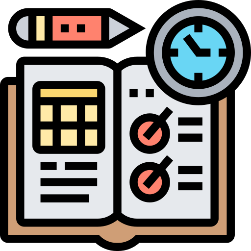 Timetable Meticulous Lineal Color icon