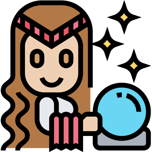 Fortune teller Meticulous Lineal Color icon