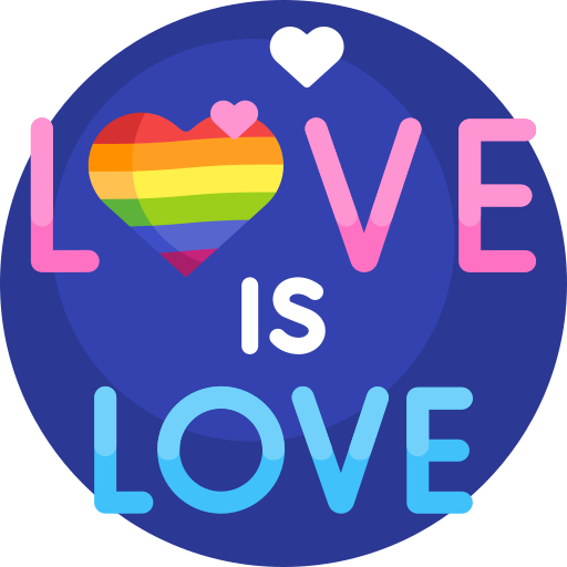 miłość jest miłością Detailed Flat Circular Flat ikona