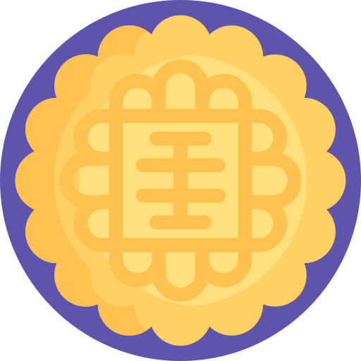 月餅 Detailed Flat Circular Flat icon