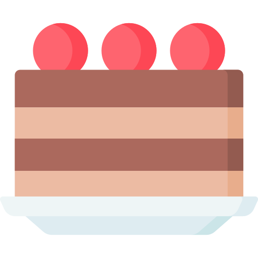 pastel de chocolate Special Flat icono