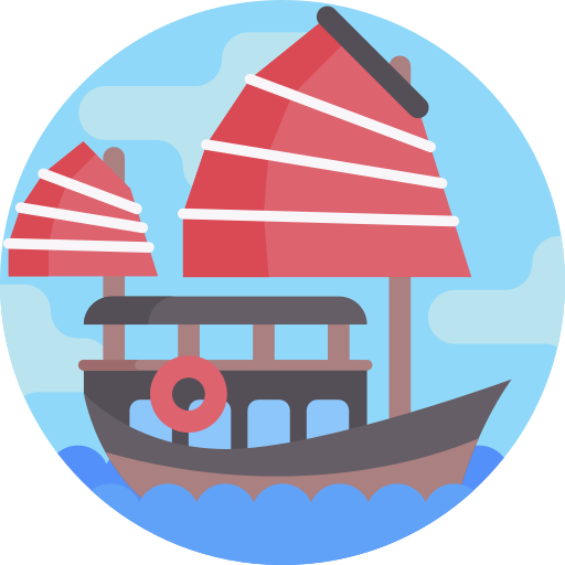 ボート Detailed Flat Circular Flat icon