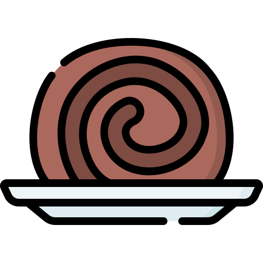 Chocolate roll Special Lineal color icon