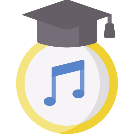 음악 교육 Special Flat icon