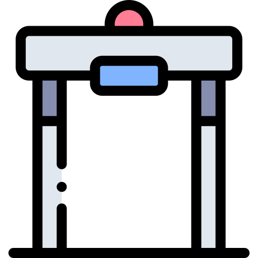 Body scanner Detailed Rounded Lineal color icon