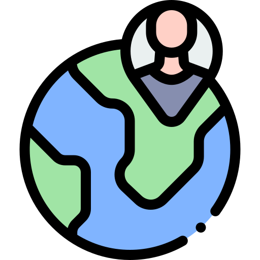 ciudadanía Detailed Rounded Lineal color icono