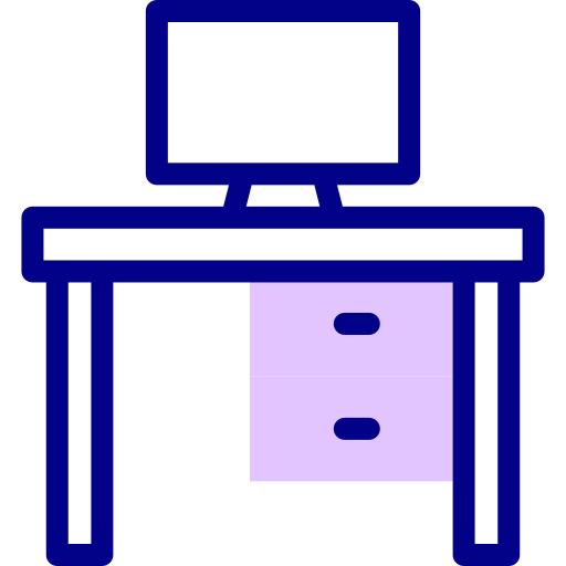 Workspace Detailed Mixed Lineal color icon