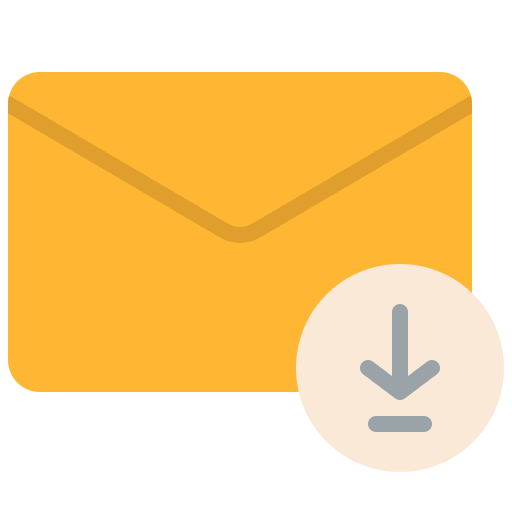 e-mail Iconixar Flat icoon
