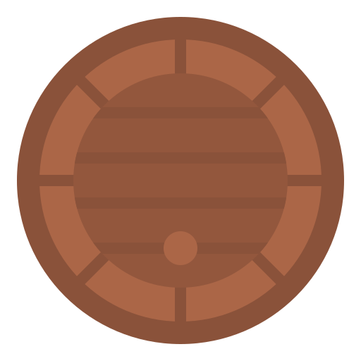 Wine barrel Iconixar Flat icon
