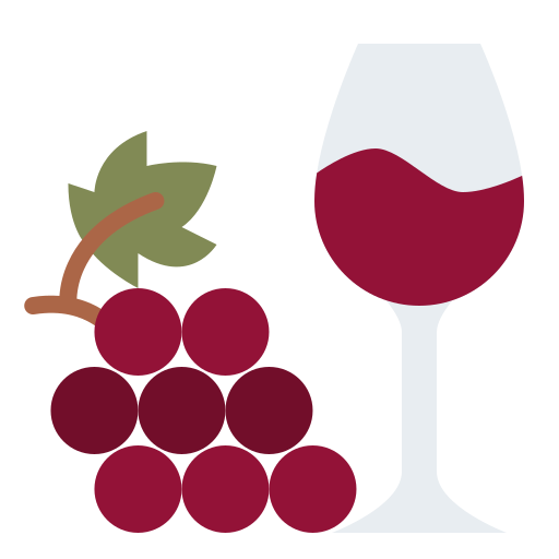 vino Iconixar Flat icono
