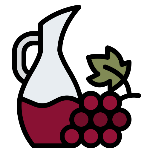 Wine drink Iconixar Lineal Color icon
