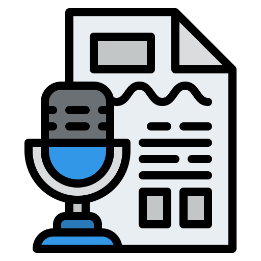 Transcript Iconixar Lineal Color icon