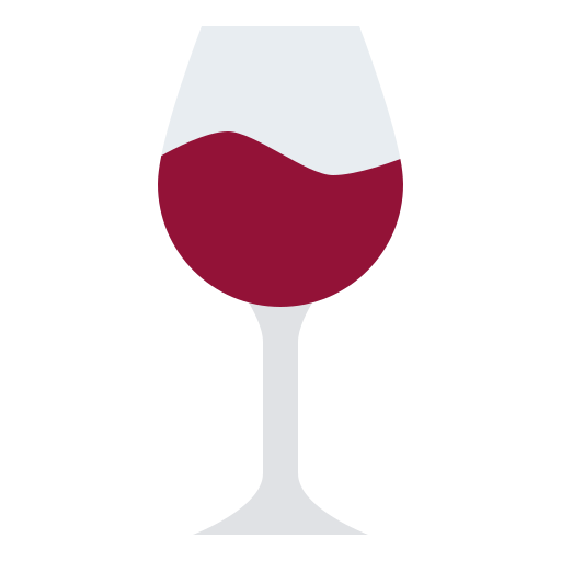 wijnglas Iconixar Flat icoon