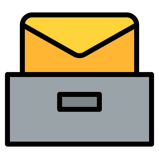 Inbox Iconixar Lineal Color icon