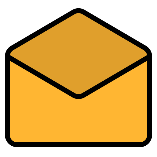 Open email Iconixar Lineal Color icon