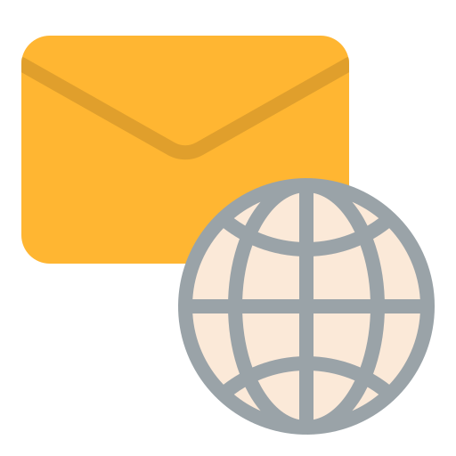 comunicacion global Iconixar Flat icono