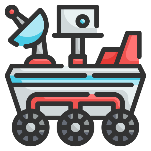 Moon rover Wanicon Lineal Color icon