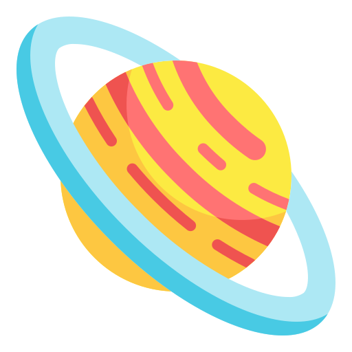 Сатурн Wanicon Flat иконка