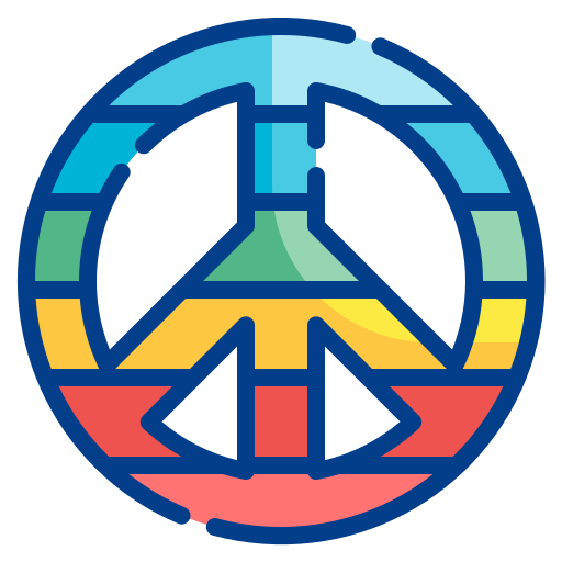 Peace Wanicon Lineal Color icon