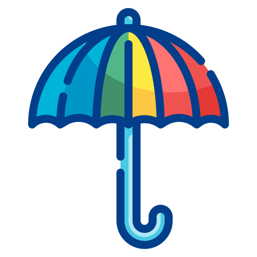 paraguas Wanicon Lineal Color icono