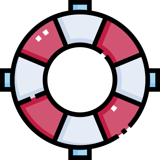 rettungsring Detailed Straight Lineal color icon