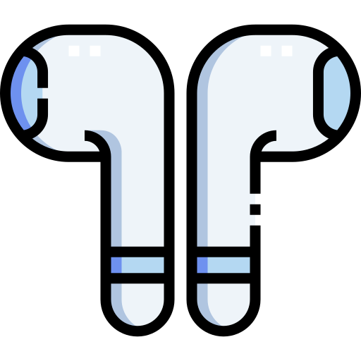 słuchawki Detailed Straight Lineal color ikona