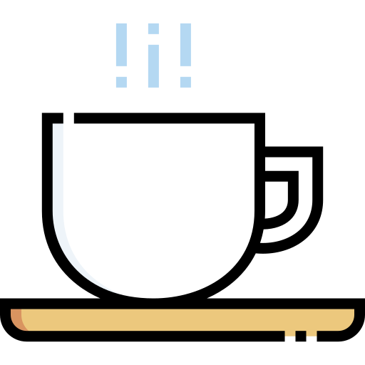 コーヒーマグカップ Detailed Straight Lineal color icon